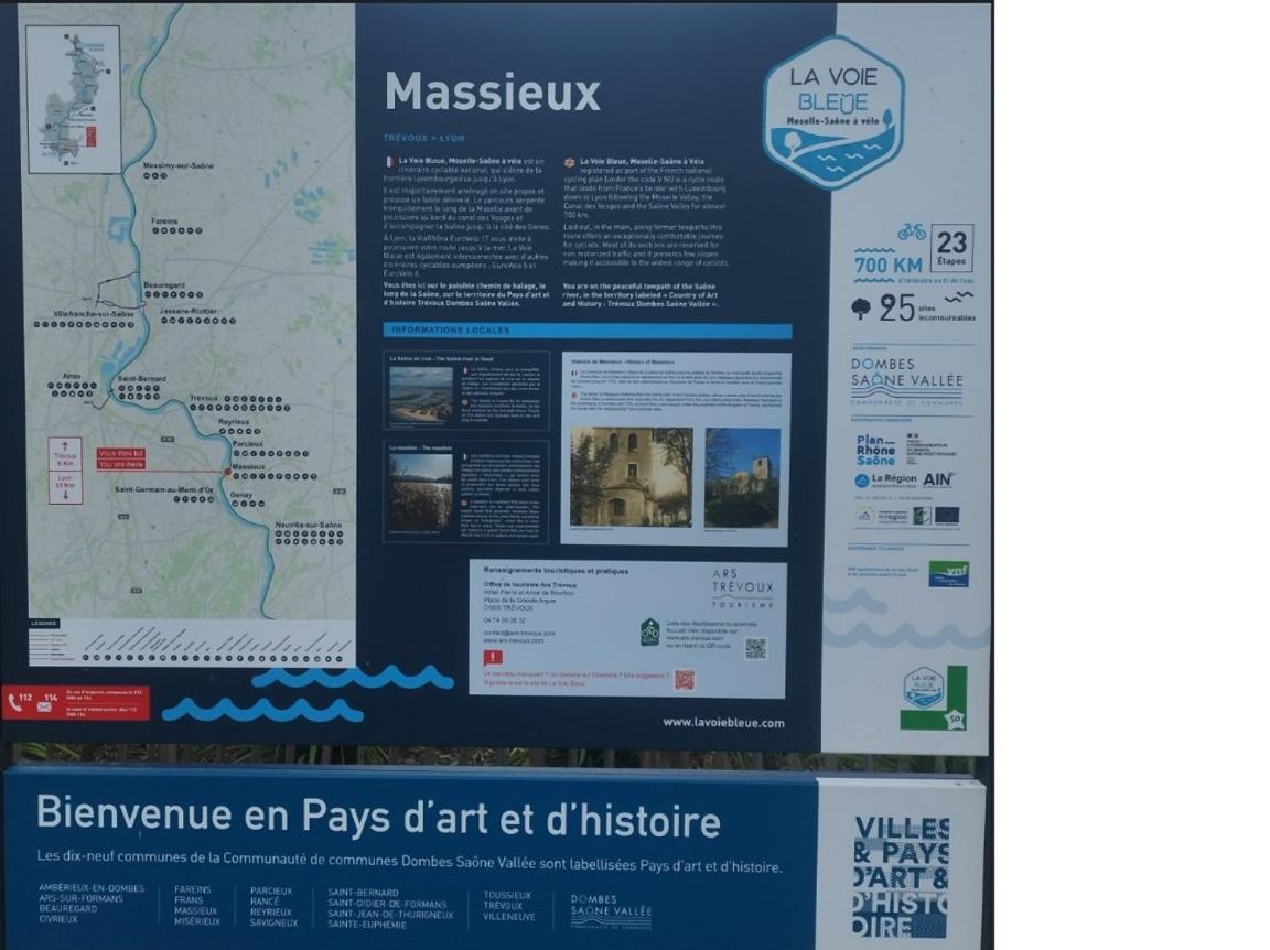 Havre De Paix Bord De Saone Avec Jacuzzi Hotell Massieux Eksteriør bilde